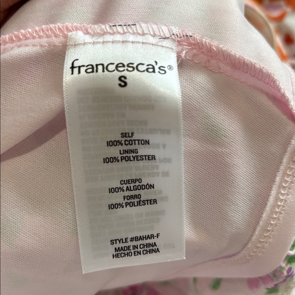 Floral Ruffle Midi Dress Tie-Strap Sundress in Light Pink size small - Picture 7 of 7